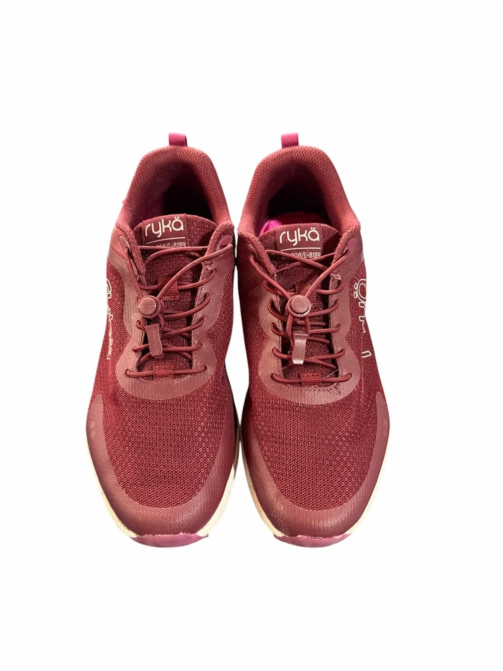 Rykä Burgundy Sky Walk Swift Bungee Walking Shoes Sz 8.5M